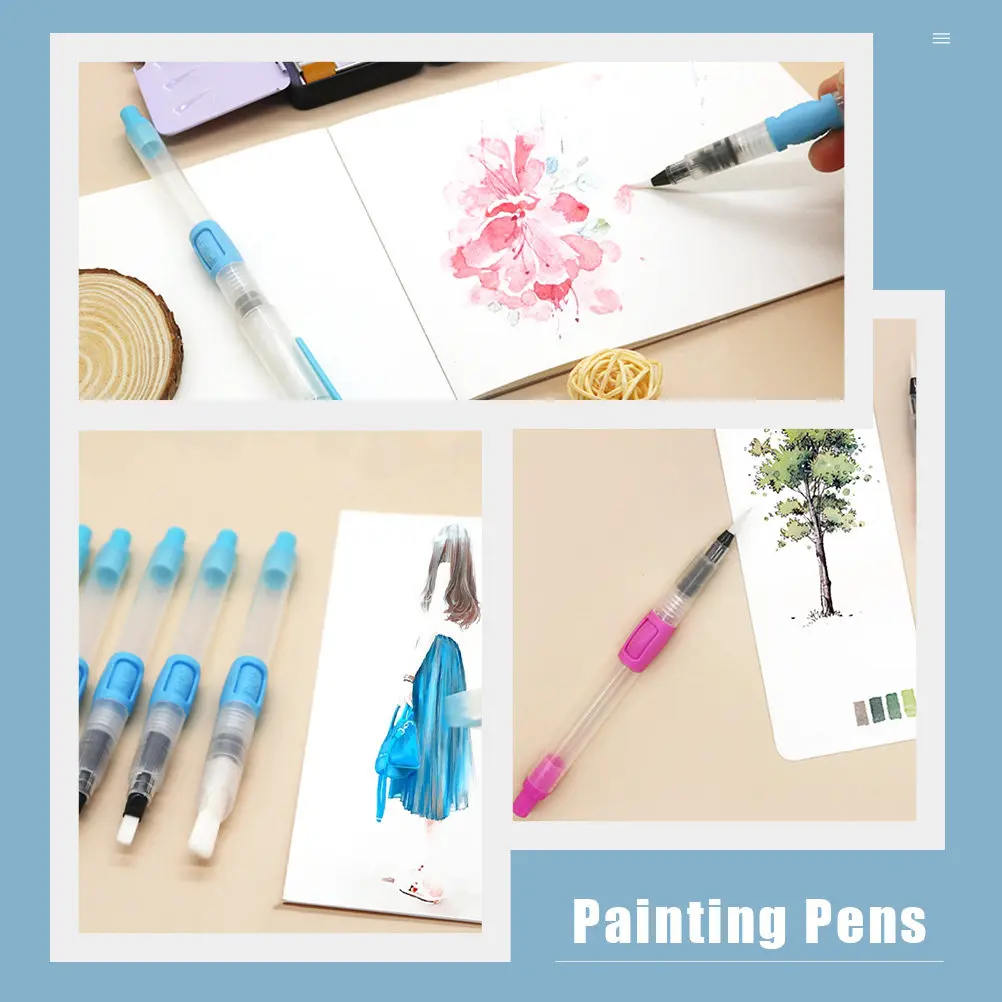 

Набор из 12 акварельных маркеров-кистей: большой объем, защита от протекания, удобная рукоятка, креативный подарок для детей, для рисования от руки