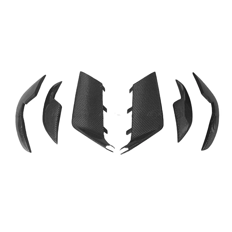 

suitable for ABT Style Carbon Fiber Car Front Bumper Canards for Audi RS6 C7 2013-2018