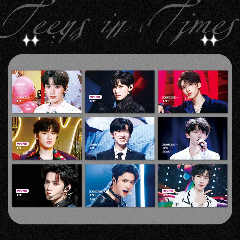 TNT Fancam Photocards, Palco Periférico Fotos, Canção Yaxuan Ding Chengxin, Wang Yaxin, Cartão LOMO, Adolescentes na coleção Times Fans, 7pcs