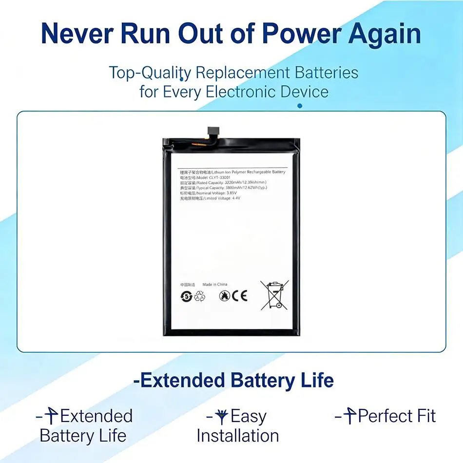 

3280 мАч Clyt-33001 для Yotaphone 3: Надежная сменная батарея для мобильного телефона