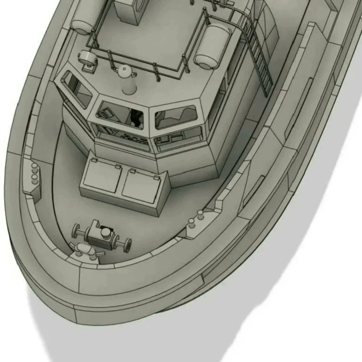 1/33 RC Boot 60 cm Damen 1907 Fernbedienung Schlepper 3D Druck Integrierte Form RC Boot Modell Kit Erwachsene Spielzeug