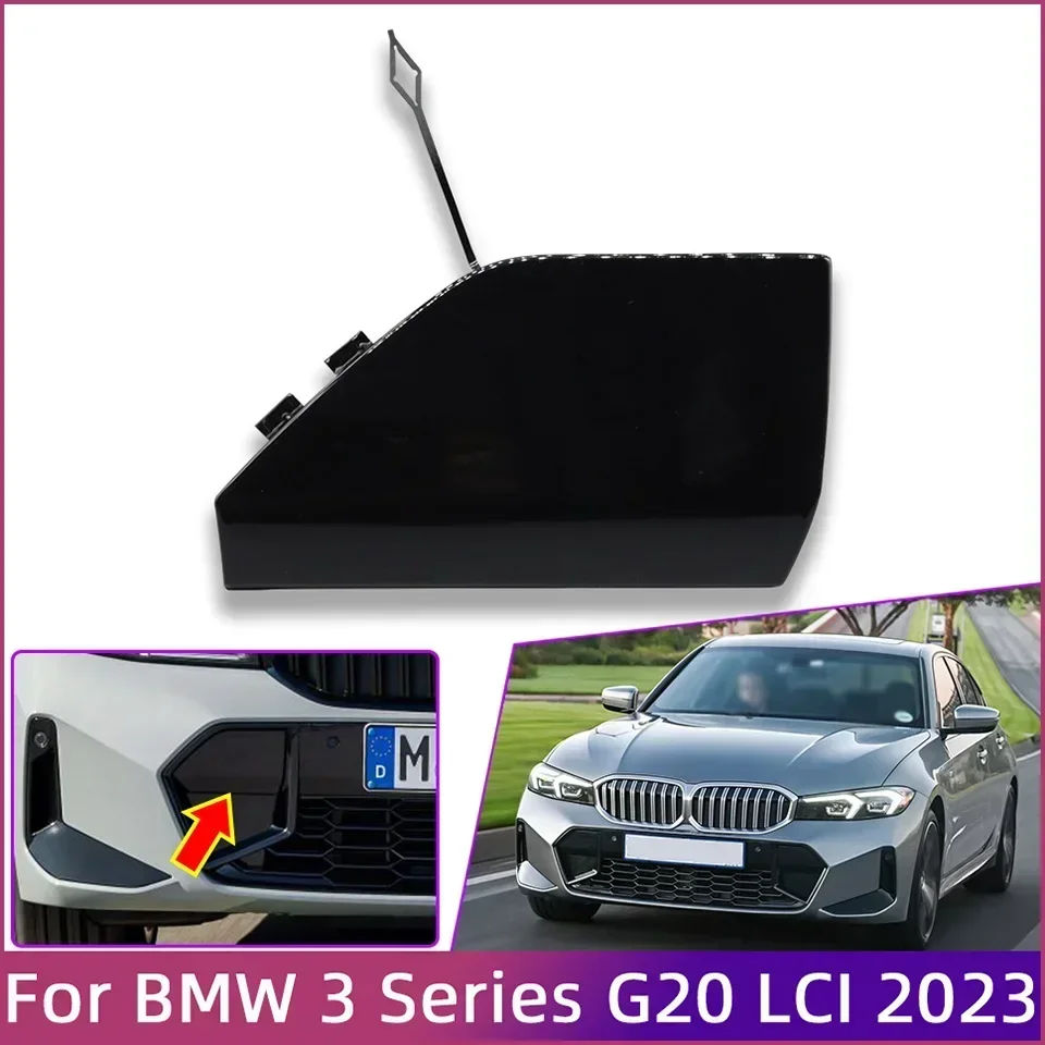 

Auto Car Parts Front Bumper Trailer Cover Cap Towing Eye Hook Lid For The New BMW 3 G20 LCI 2022 2023 High Quality Painted