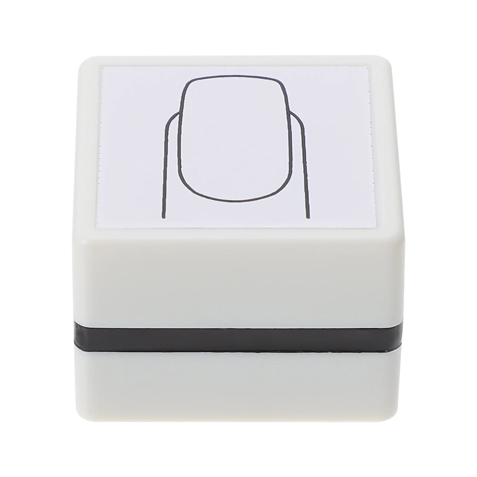 Tampone per timbri per pratica di nail art, compatto, per manicure, pittura, per artisti, forniture scolastiche, strumento di bellezza per unghie