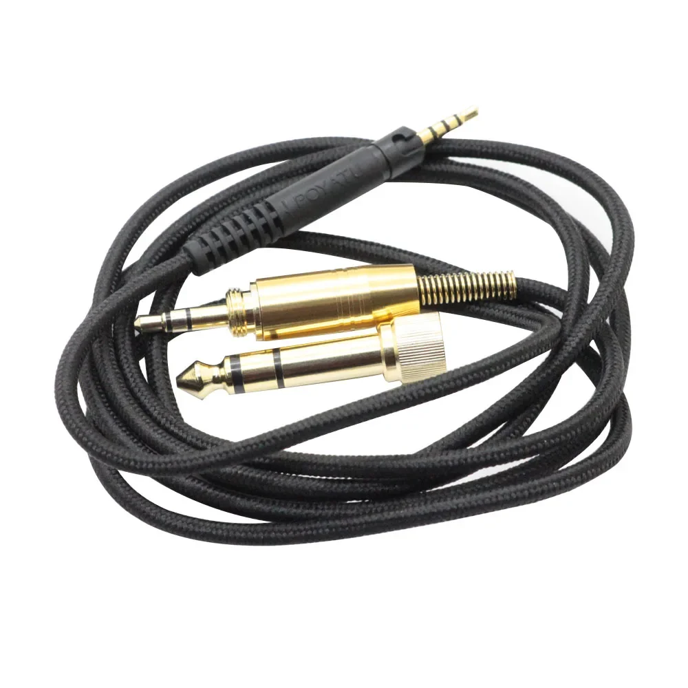 Upgrade Vervangend Snoer Met 6.35mm Adapter 3.5mm Hoofdtelefoonkabels Voor Sennheiser HD569 HD579 HD559 HD599 HD 599 Hoofdtelefoon