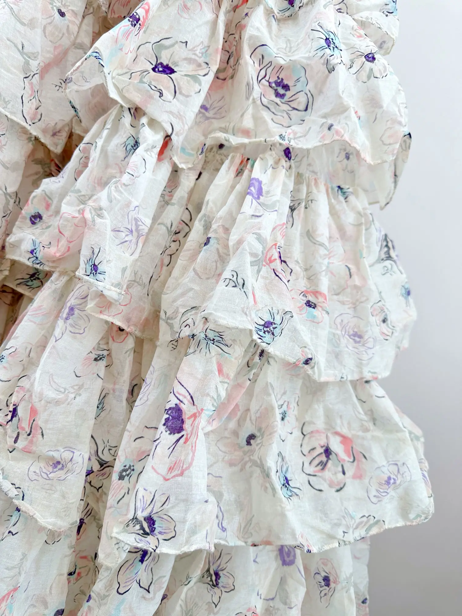 فلام-الخامس الرقبة كشكش فستان للنساء ، القطن الأنيق ، مصمم المدرج ، جودة عالية