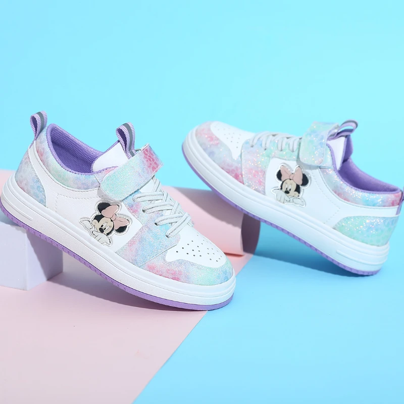 Disney scarpe di tela per bambini Sneakers per bambini Casual sport Tenis scarpe ragazzi e ragazze appartamenti autunno ragazze scarpe 2022 rosa