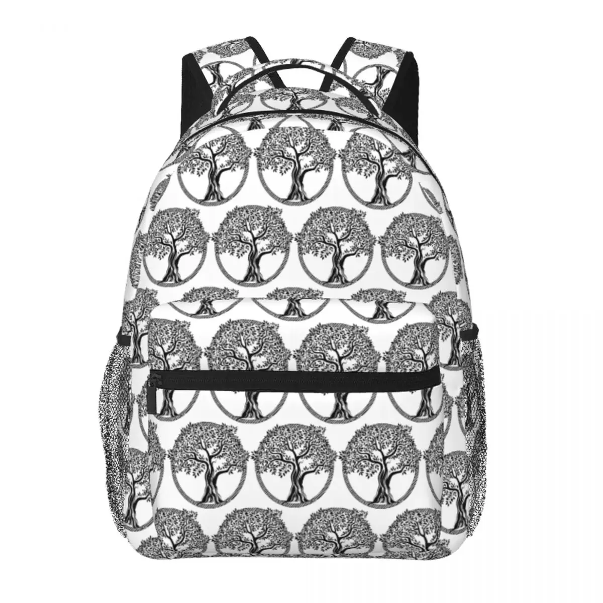 

Tree Stiker Black Backpack Student Boys Girls BookBag Children School Bag Computer Shoulder Bags for Men Women