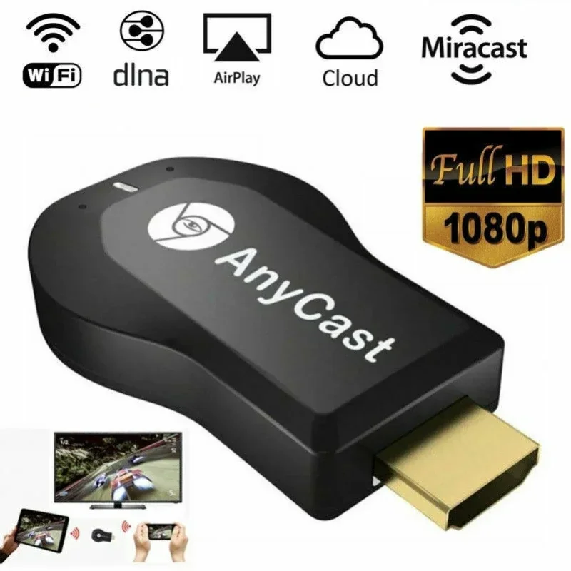 4K 1080P HDMI-compatible TV Stick M2 Plus Wireless WiFi Display TV Dongle Receiver for DLNA Airplay Miracast for AnyCast for IOS