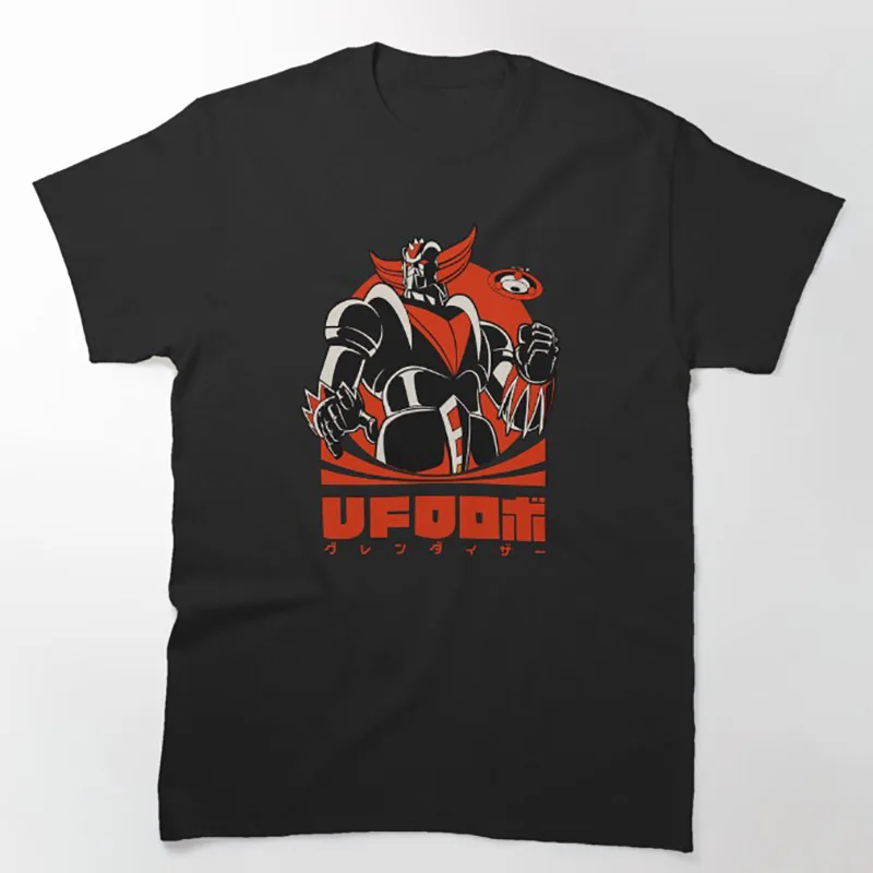 

378 Ufo Robot Evolution Classic Mecha Anime Gift t shirt for man Goldrake Manga Y2K clothes All size Tops S-6XL Cartoon Tee