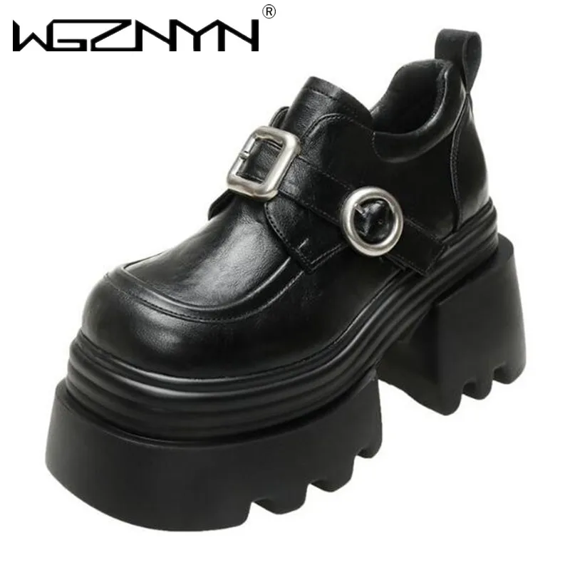 

10CM Heels Chunky Sneakers Designer Winter Autumn Women Warm Snow Shoes Comfortable Casual Leather Shoes Platform Sports Sneaker