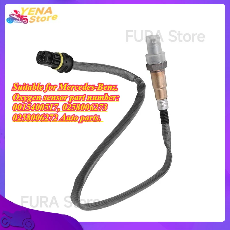 

High-quality oxygen sensor suitable for Mercedes-Benz. Oxygen sensor part number: 0015400517, 0258006273 0258006272 Auto parts.