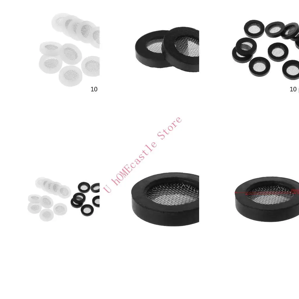 63HF 10pcs O Ring Rubber Gaskets With Net Hose Seal Washers For Shower for Head Inlet