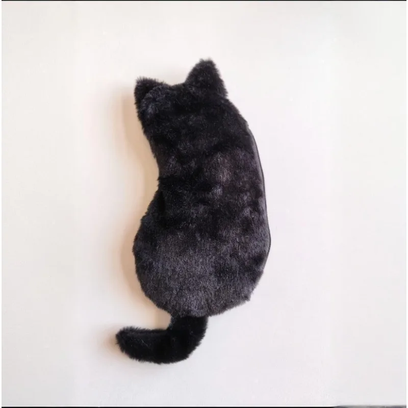 Plush Cat Pencil Case Soft Touch Cute Lightweight Large Capacity Stationery Storage Bag Multi Purpose Organizer