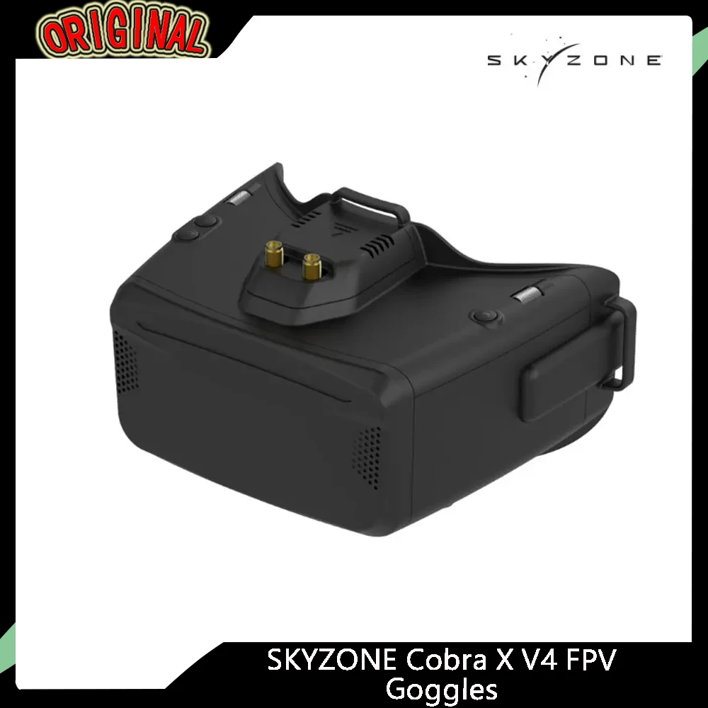 SKYZONE Cobra X V4 FPV-bril - 1280x720, 5.8G 48CH RapidMix RX, 60FPS DVR, HDMI/Head Tracker