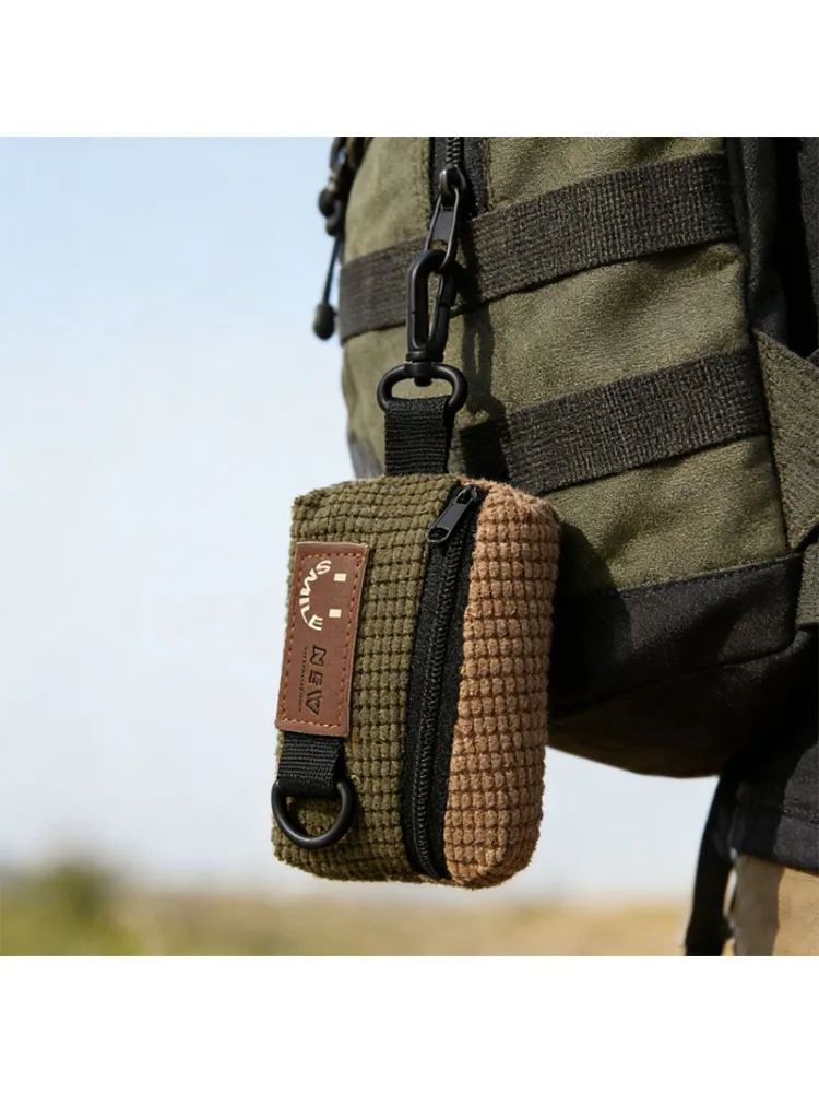 AliExpress NONE Trendy Cycling Sports Backpack - Portable Headphone Storage Bag, Universal Neck Hanging Pouch & Bag Pendant Tag