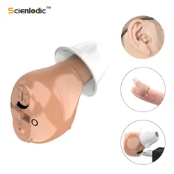 Invisible Hearing Device CIC Rechargeable Hearing Aids Mini Hearing Aid for The Elderly Deaf Hearing Aids Hearing Amplifier
