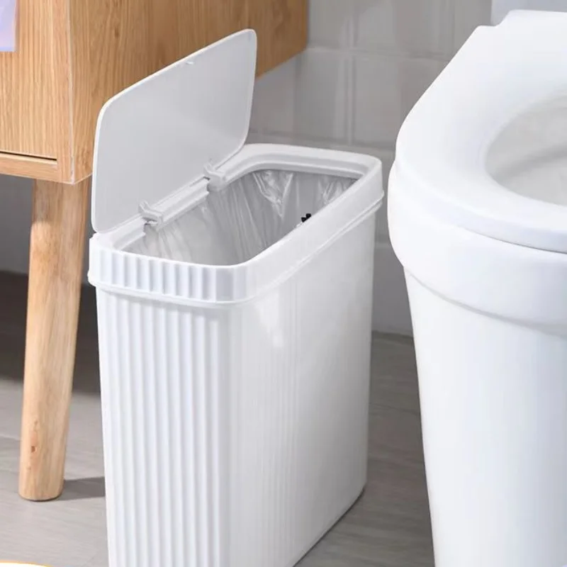 Press Type Trash Can,Living Room,Seam with Cover, Toilet, Kitchen, Bedroom,Paper Basket, Bathroom,Home Cleaning Tools, Household