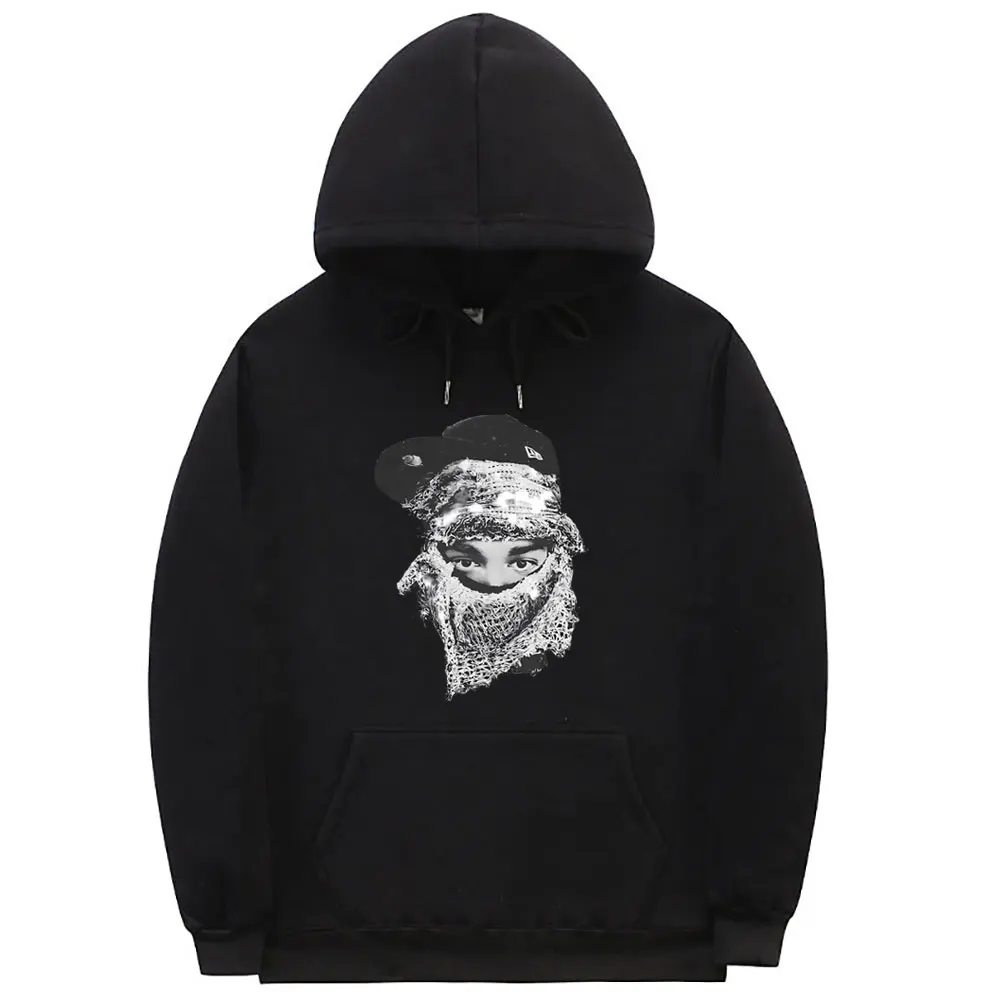 

Rapper Yeat Face Graphic Print Hoodie Men Women's Hip Hop Oversized Sweatshirt Male Fashion Streetwear Unisex Casual Hoodies