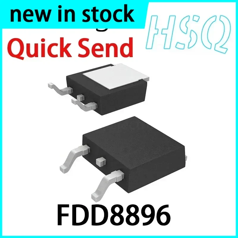 5PCS FDD8896 30V94A Juicer Modulator MOSEFT High Current High Power Vgs=3V Open Low Drive