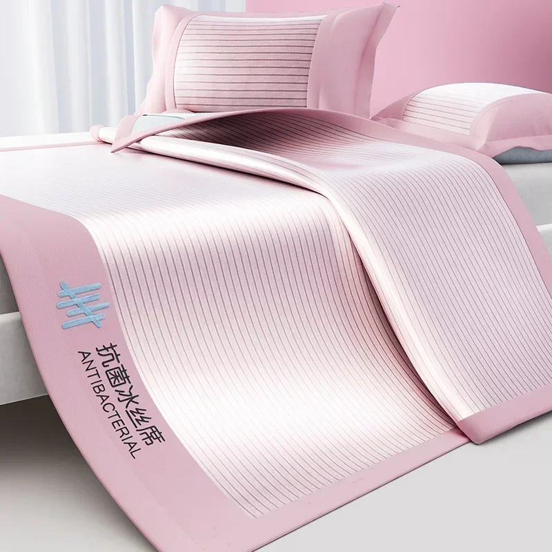 Antibacterial Summer Cooling Soft Bed Mat Set Silky Sleeping Naked Skin-friendly Mattress Foldable Smooth Cushion for Bedding