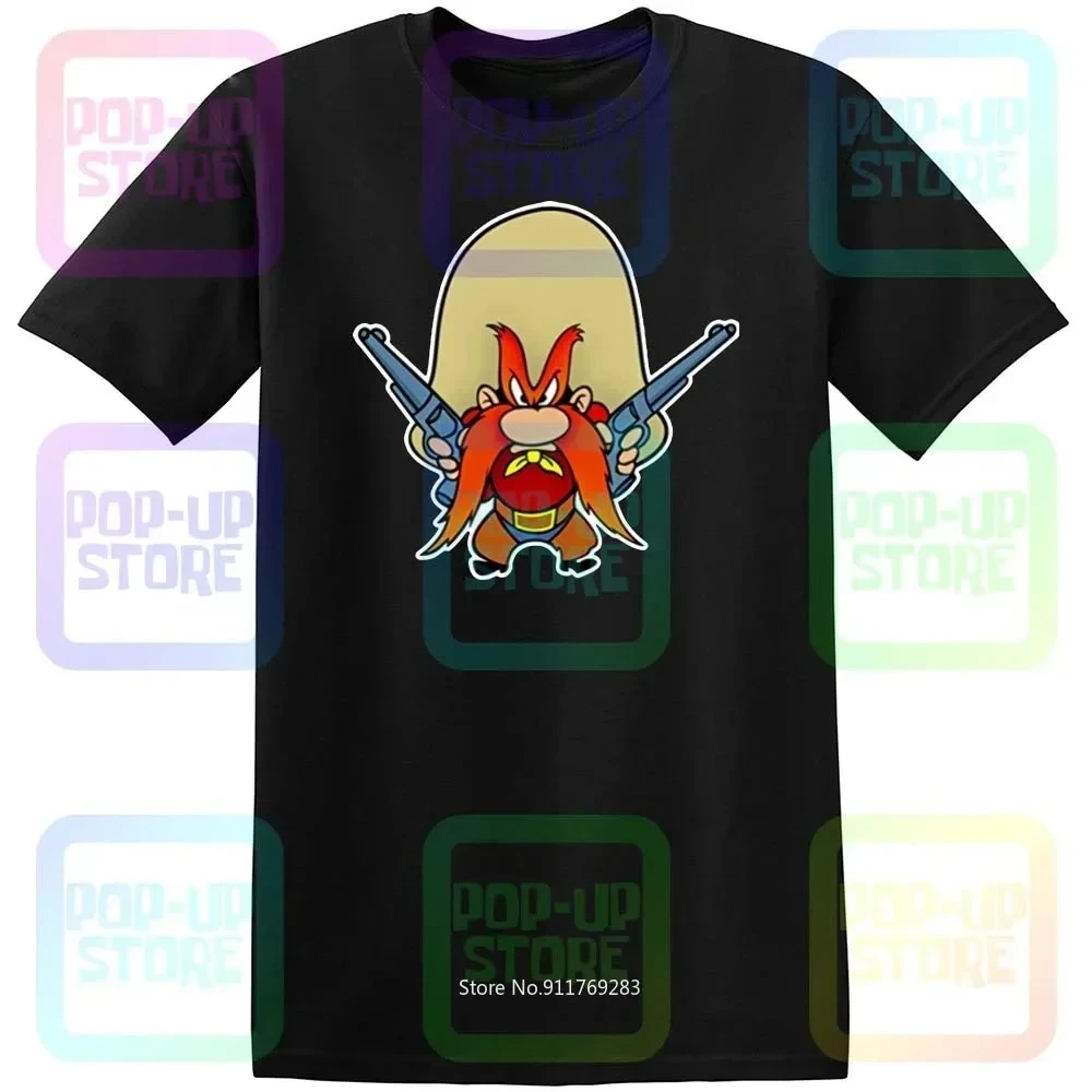 Camiseta Yosemite Sam Cowboy 49Er con estampado de pistola y revólveres de dibujos animados Wild We, camiseta unisex, talla: S-3XL