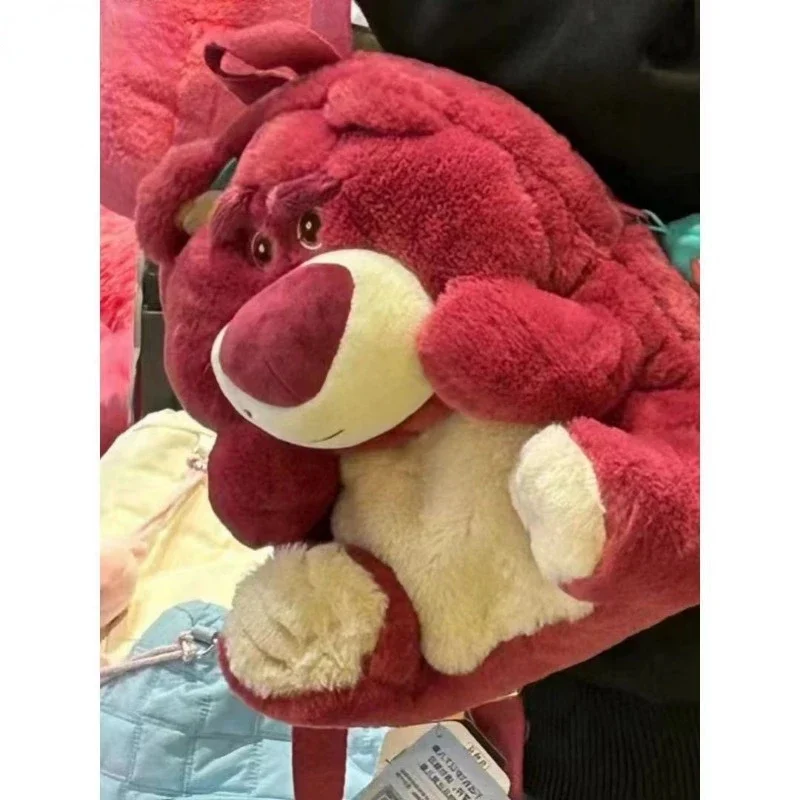 Disney Lotso cute children and girls comodo, morbido, dolce e versatile peluche cartoon creative doll zaino di grande capacità