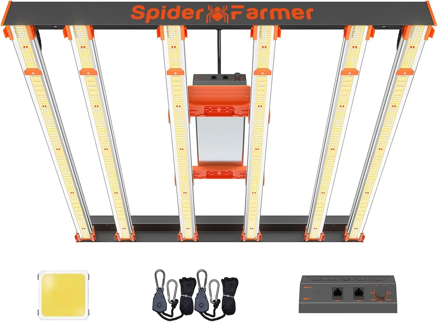 Oświetlenie LED do uprawy 480 W 1680 szt. Diody Samsung LM301B Pełne spektrum Ściemnialny łańcuszek stokrotki