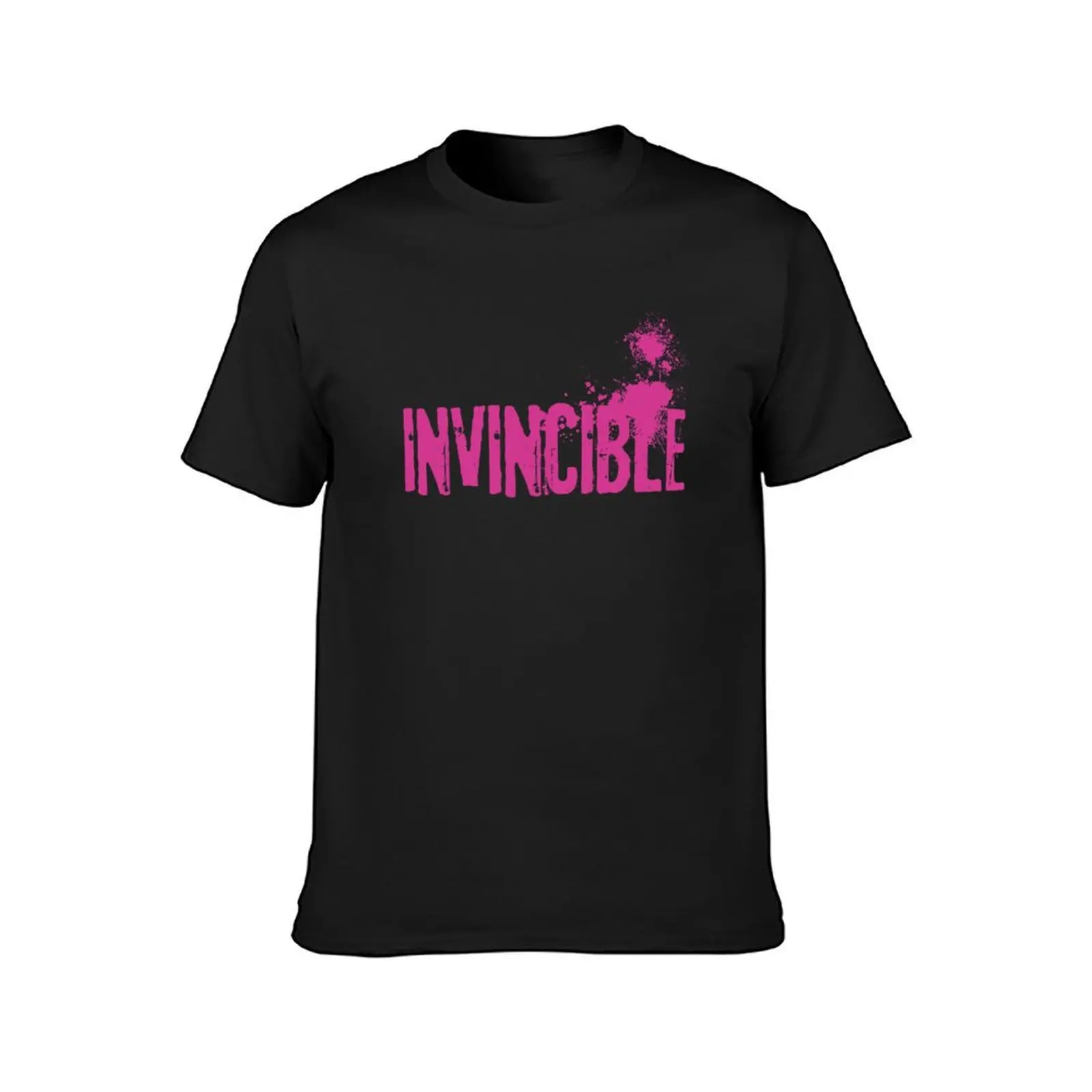 I am Invincible T-Shirt Short sleeve tee plus size tops funny t shirts for men