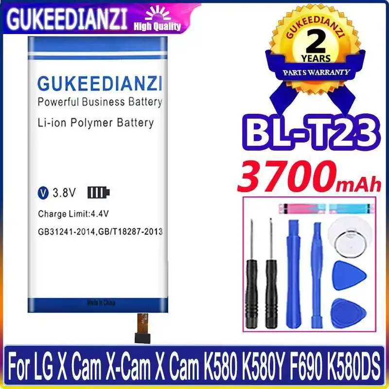 

3700Mah Mobile Phone Battery BL-T23 For LG X Cam X-Cam K580 K580Y F690 K580DS High Performance Durable