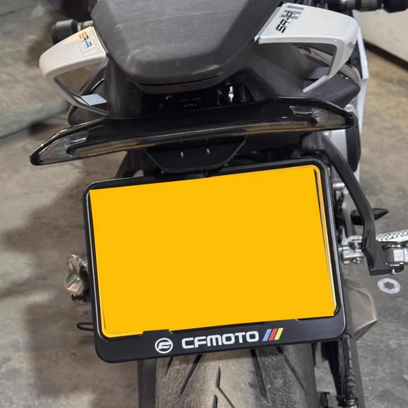 Untuk CFMOTO 675SR-R 675SRR 675 SR-R Braket Penyangga Pelat Nomor Belakang Dapat Dilipat Sepeda Motor Baru Logam Eliminator Spatbor Rapi Ekor