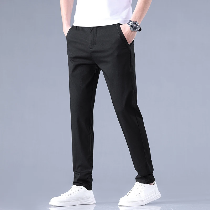 

Quick Dry Breathable Thin Sweatpants Lightweight Active Jogger Sport Casual Gym Pant Men Ice Silk Hiking Cooling Stretch Trouser