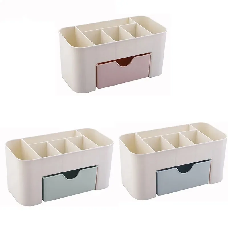 Nails Art Plastic Organizer Container Gel Polish Remover Cleaning Cotton Pad Swab Box Storage Case Decoration Accessories JJ4139