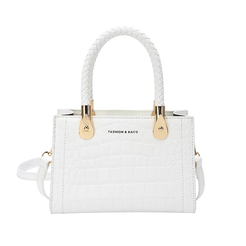 2023 New Fashion Large Capacity Crocodile Pattern Handheld Bag Simple One Shoulder Women's Bag Versatile Crossbody Bag