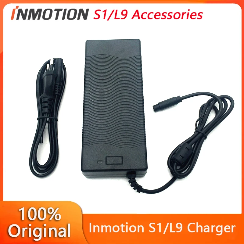 INMOTION S1/L9 전기 스쿠터용 오리지널 충전기, INMOTION 킥스쿠터, 63V 리튬 온 배터리 충전기, 전원 공급 장치 액세서리 