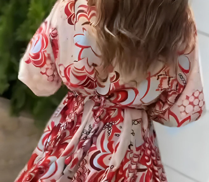 Femmes moulante taille haute mode d'été imprimé abstrait manches bouffantes Mini robe taille décontractée une ligne robe évasée