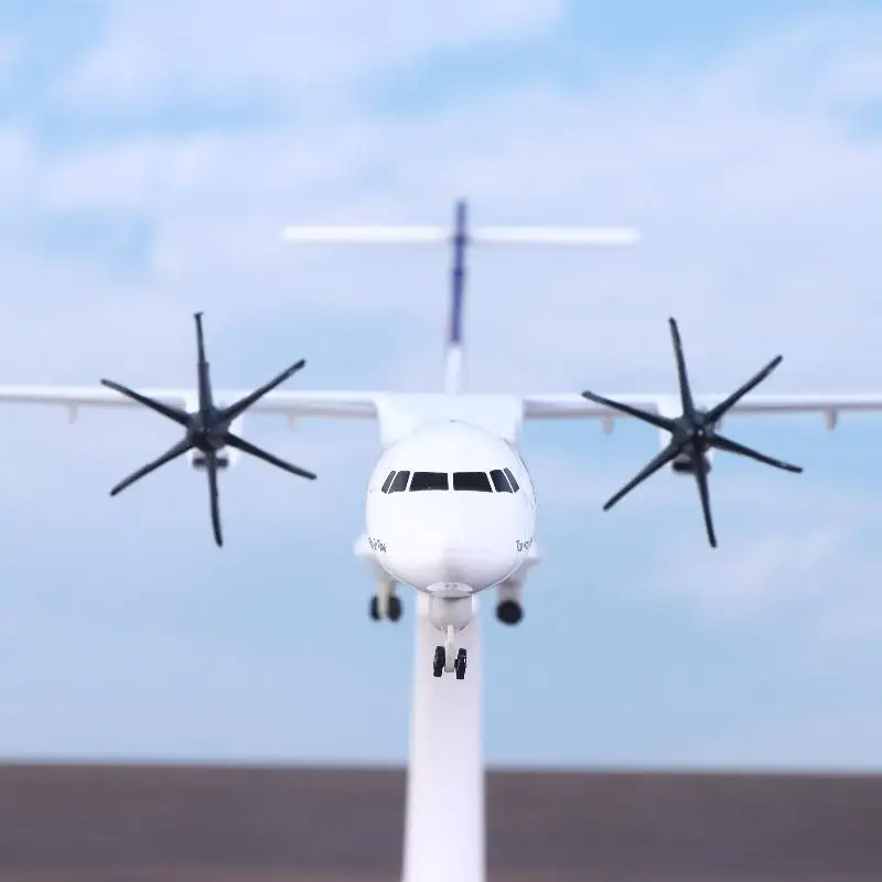 

1 комплект, 20 см, модель самолета, игрушка, литая под давлением коллекция из металлического сплава, детские игрушки, модель самолета с подставкой, статический орнамент