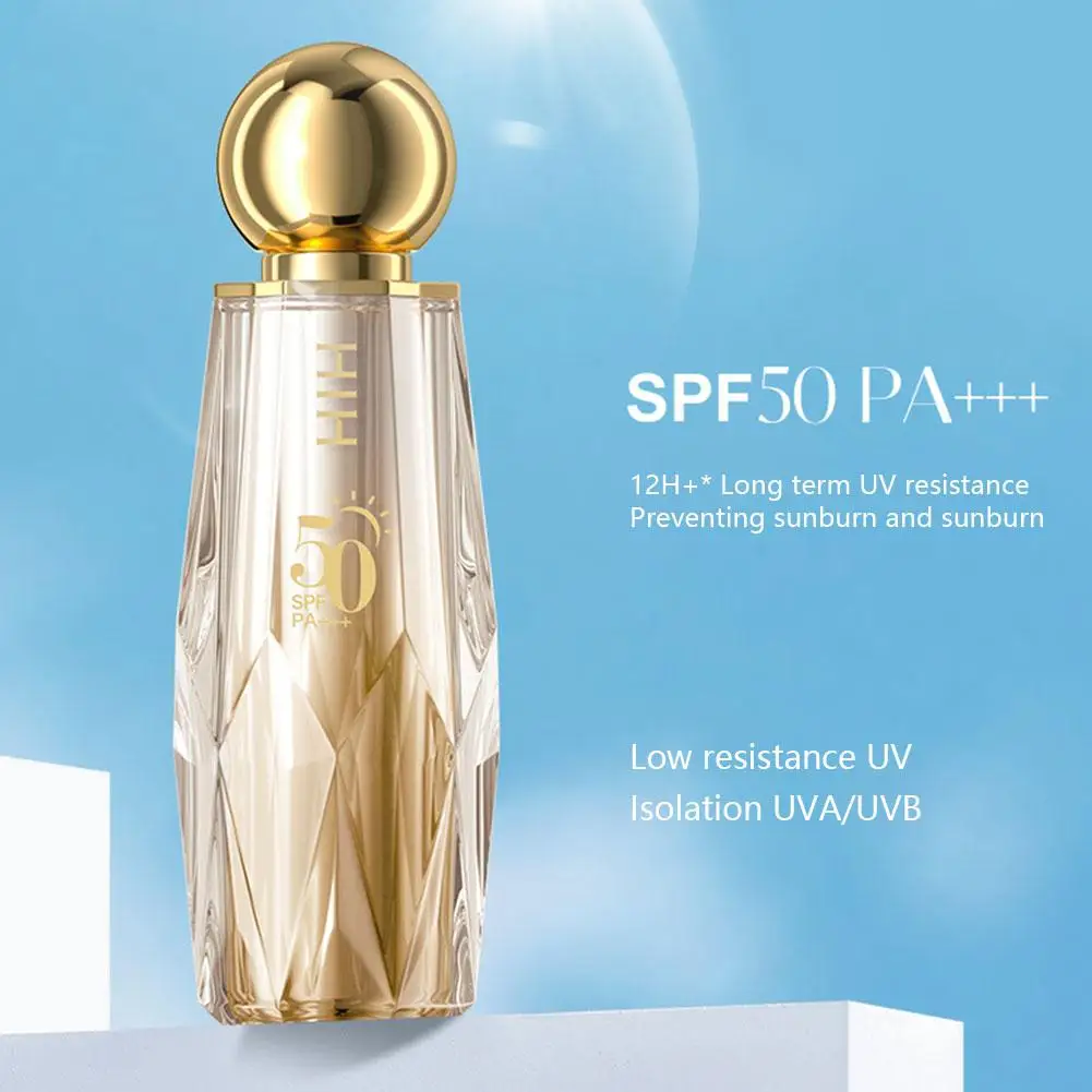 Sunscreen Spf50pa Facial Isolation Whitening Brightening Full Sweat Waterproof Brighten UV Skin Body Sun Protection 1 In To K3Z7