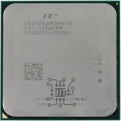 FX-Series FX 6100 FX6100 3.3 GHz Six-Core Six-Thread CPU Processor FD6100WMW6KGU Socket AM3+