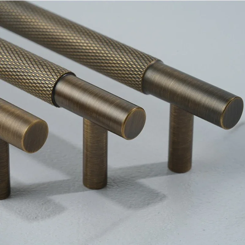 Neo-Chinese Solid Brass Antique Copper Handles for Cabinets Wardrobes Shoe Cabinets & Drawers, Furniture handles