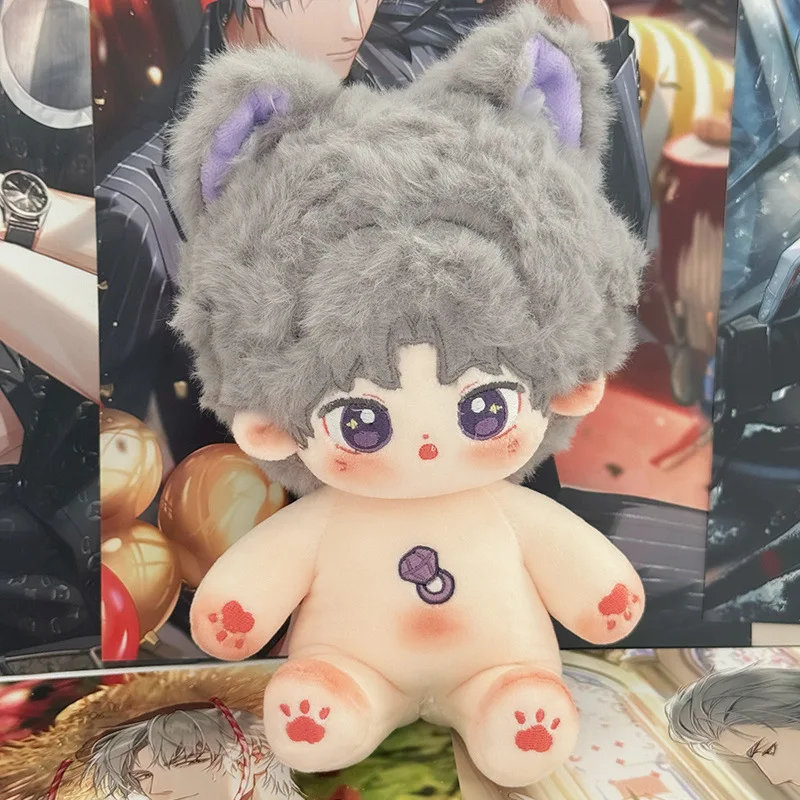 20 سنتيمتر أنيمي الحب والفضاء العميق المعبود أفخم ستار الدمى محشوة القطن الشكل الخفيفة والليل أنيمي الألعاب الأجهزة الطرفية فتاة Kawaii هدية