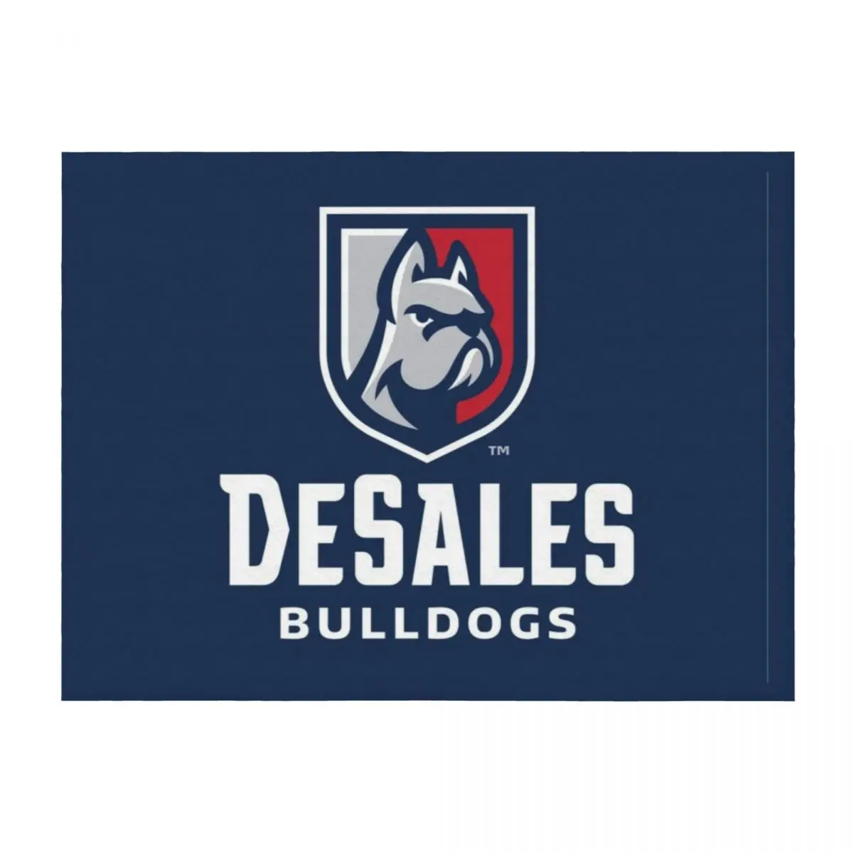 

DeSales University Bulldogs Throw Blanket Blankets For Bed Soft Big Designers Hair Blankets