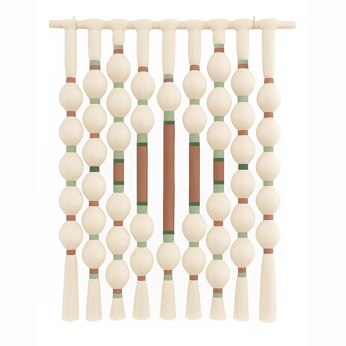 #￥Professional Hand-Made Macrame Bohemian Wall Decor Fine Cotton Thread GeometricColor Art Abstract Patterns BirthdayAnniversary