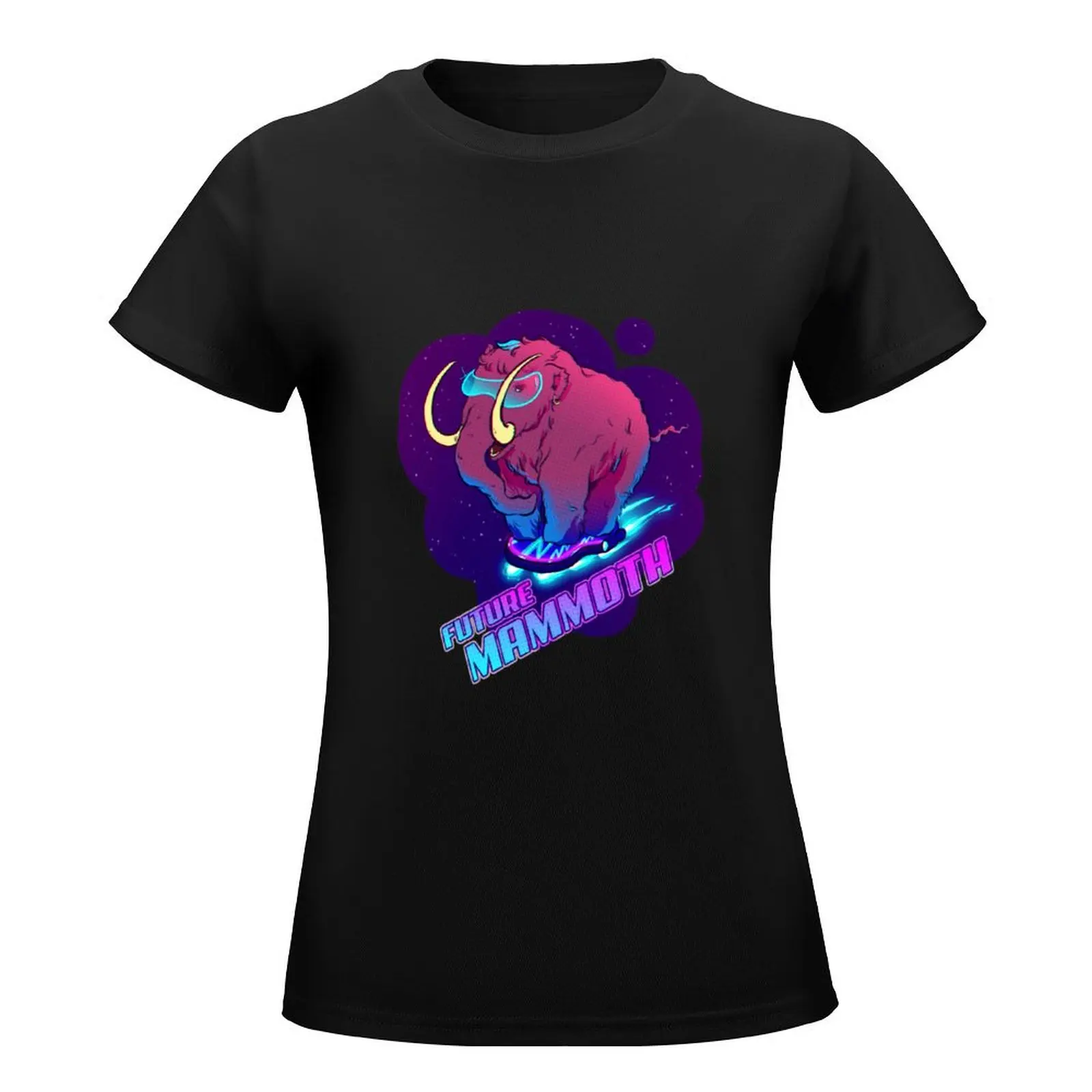 Future Mammoth T-Shirt summer top vintage clothes graphics aesthetic clothes t-shirts for Women cotton