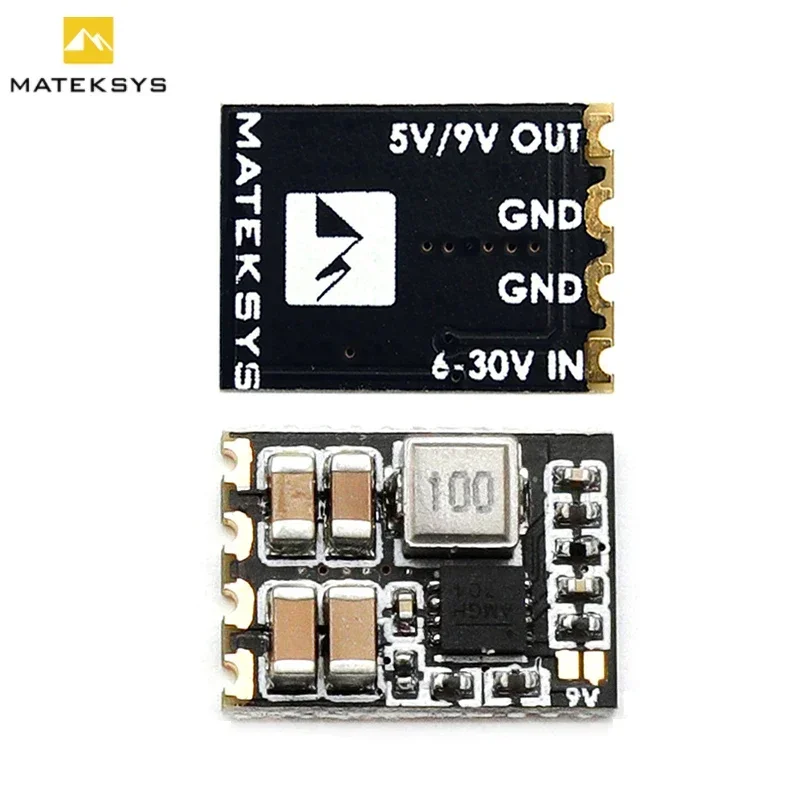 Matek Systems Micro BEC 6S IN 6-30V out 5V/9V-ADJ,1.5A Step-down Regulator for RC FPV Racing Drone