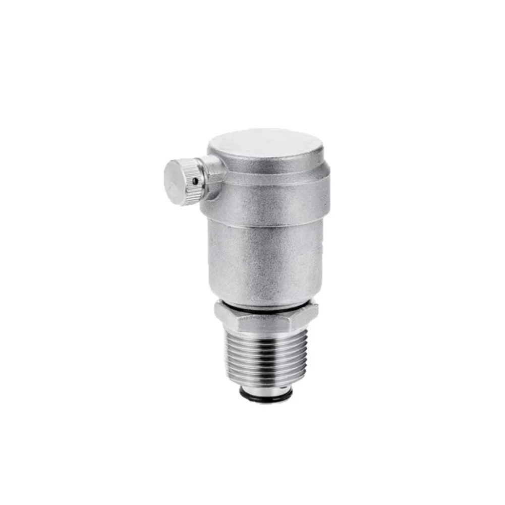 Automatic Exhaust Valve in 304 Stainless Steel for Vertical Tap Water Heating Systems Featuring Pressure Relief