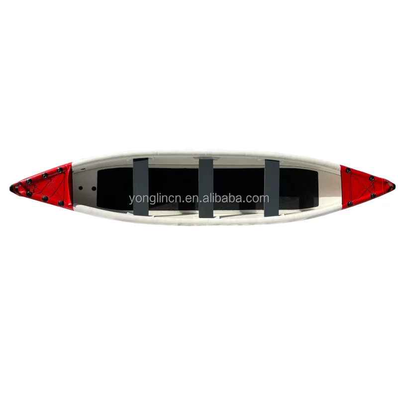 3 Person 1.2mm Thick 97cm Wide High Pressure All Drop Stitch Inflatable Kayak