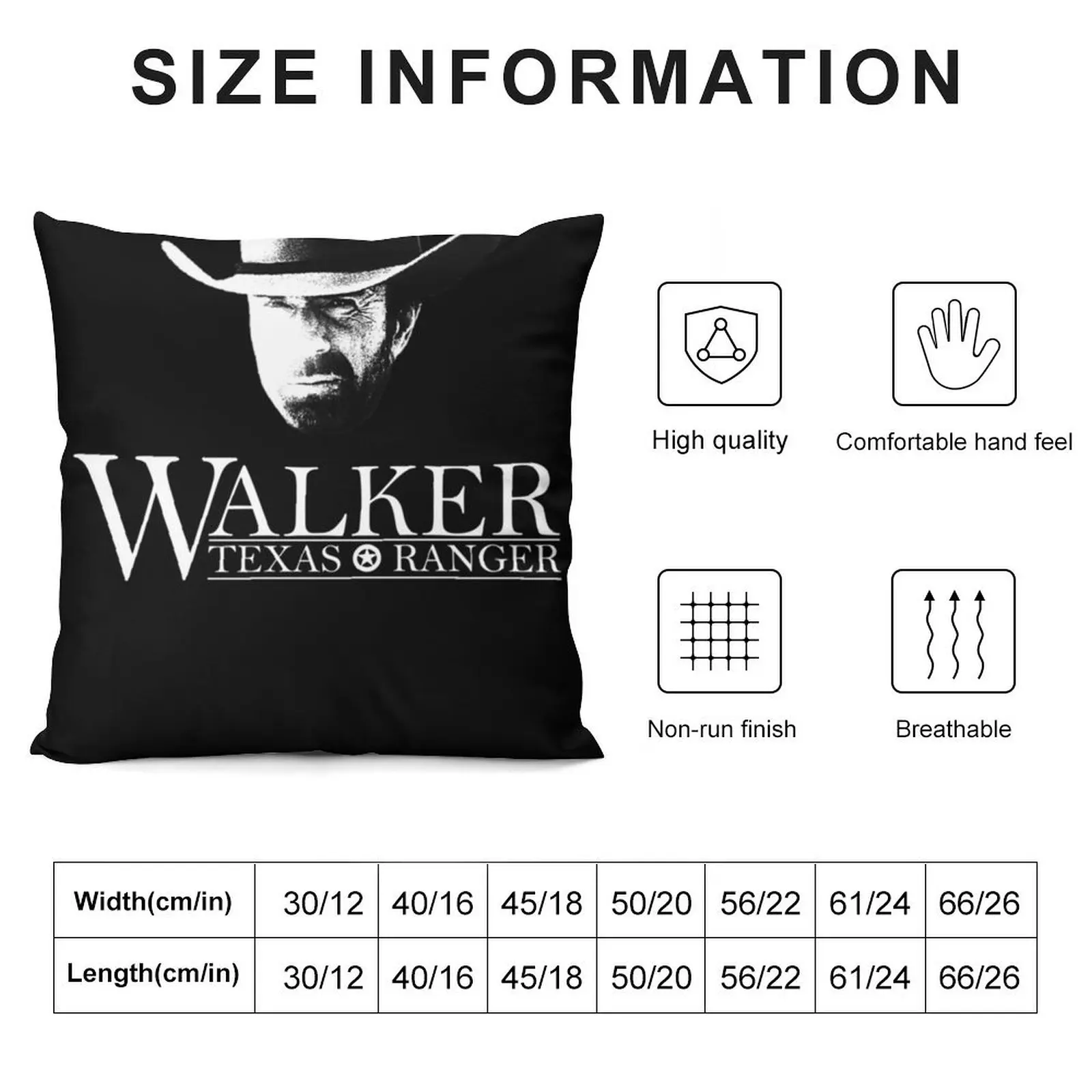 Walker Texas Ranger (Chuck Norris) Head and Logo Essential - Copy Throw Pillow home decor items pillow