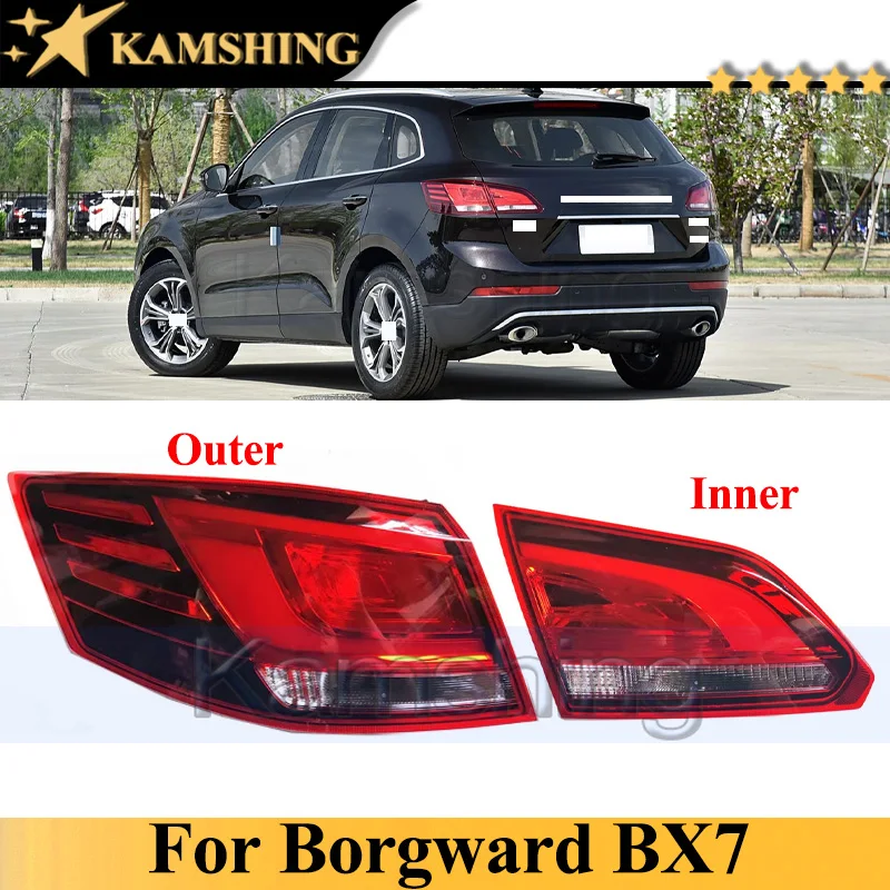 

Kamshing Rear Bumper Tail Light Tail Lamp For Borgward BX7 Taillight Taillamp Brake Light Rear Turn Light