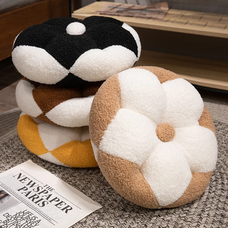 40 cm bloemcluster sierkussen bloemen pluche kussen gevuld bank knuffelkussen zacht warm verjaardagscadeau huis decoratief kussen