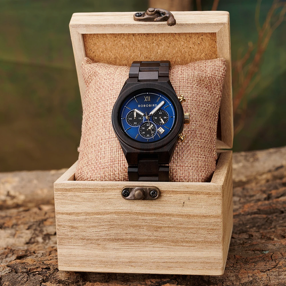 カスタムロゴ腕時計男性用パーソナライズされたメンズ木製腕時計彫刻時計花婿の付添人腕時計記念日ギフト彼のためのドロップシッピング